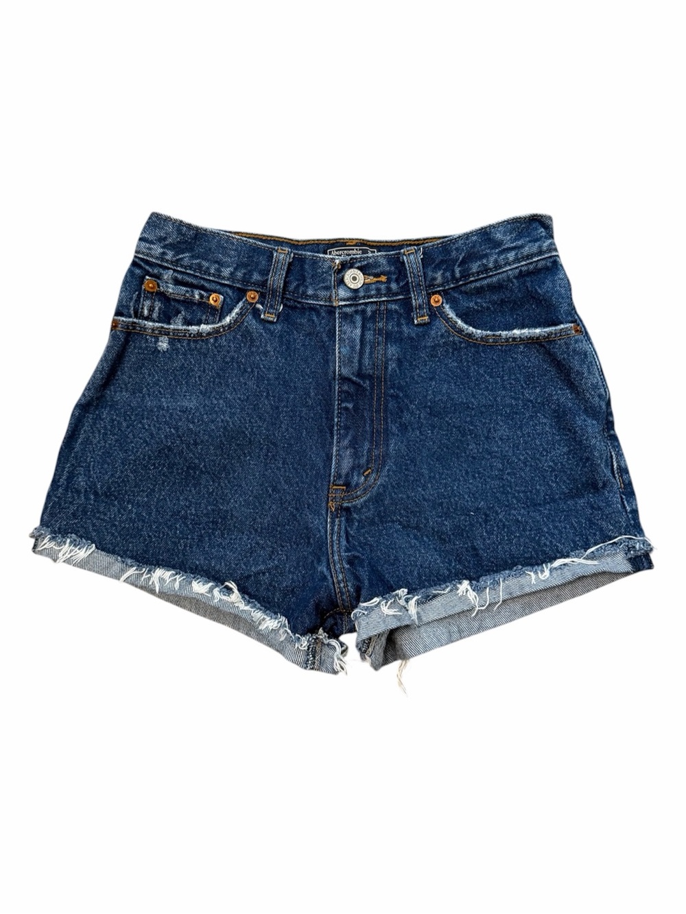 ABERCROMBIE & FITCH Annie High Rise Denim Shorts